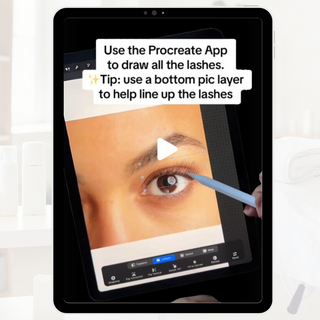 How to Create a Lash Map with Procreate: A Step-by-Step Walkthrough