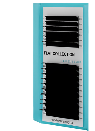 .20 Flat Lash Extensions – Bold, Lightweight, and Dramatic