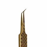 Volume tweezer - Mighty eyelash-professional-angle-tweezer-black-with-diamond-tips-ad-10 Default Title